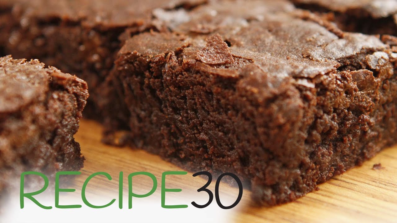BEST EVER FUDGY CHOCOLATE BROWNIES!  - Easy to cook | Recipe30