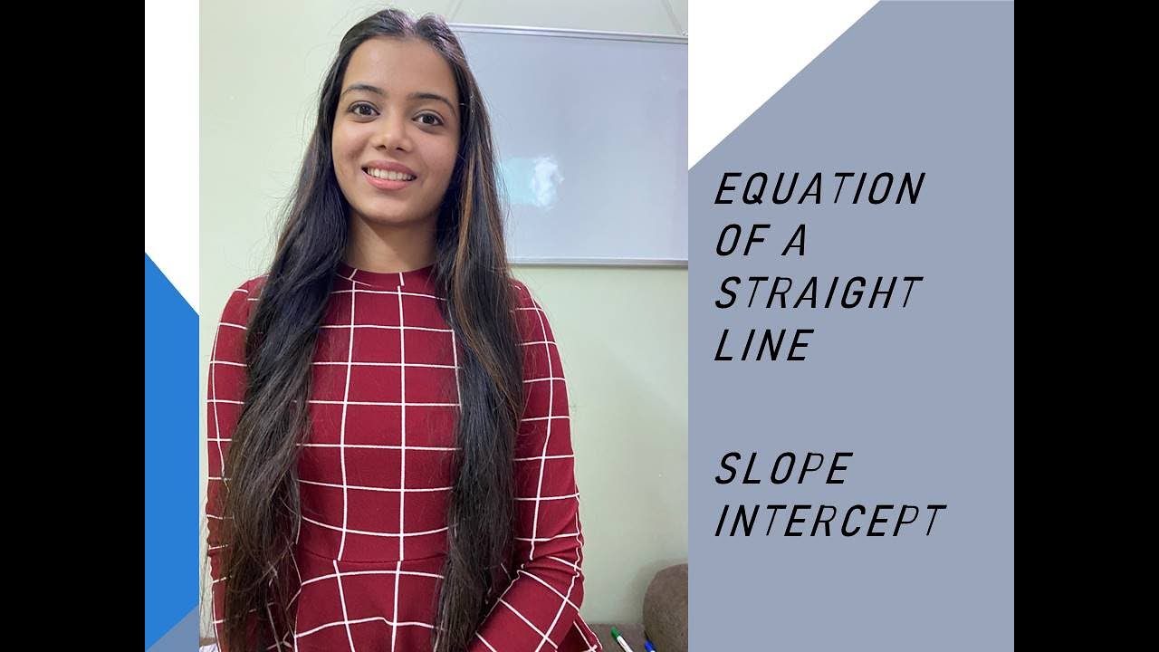 Equation of a straight line|Slope|Intercept|Parallel & Perpendicular line|Mathematics for Economics|