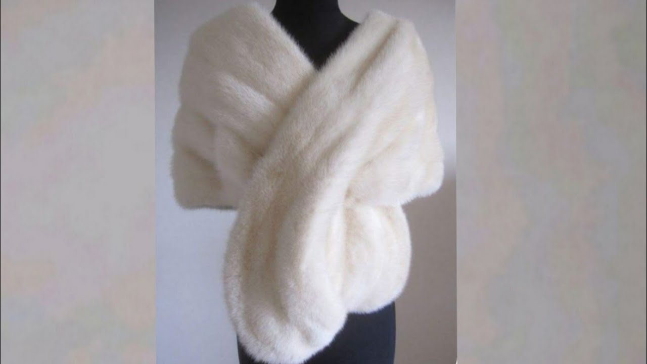 تفصيل الشال الفرو فى نص ساعه 