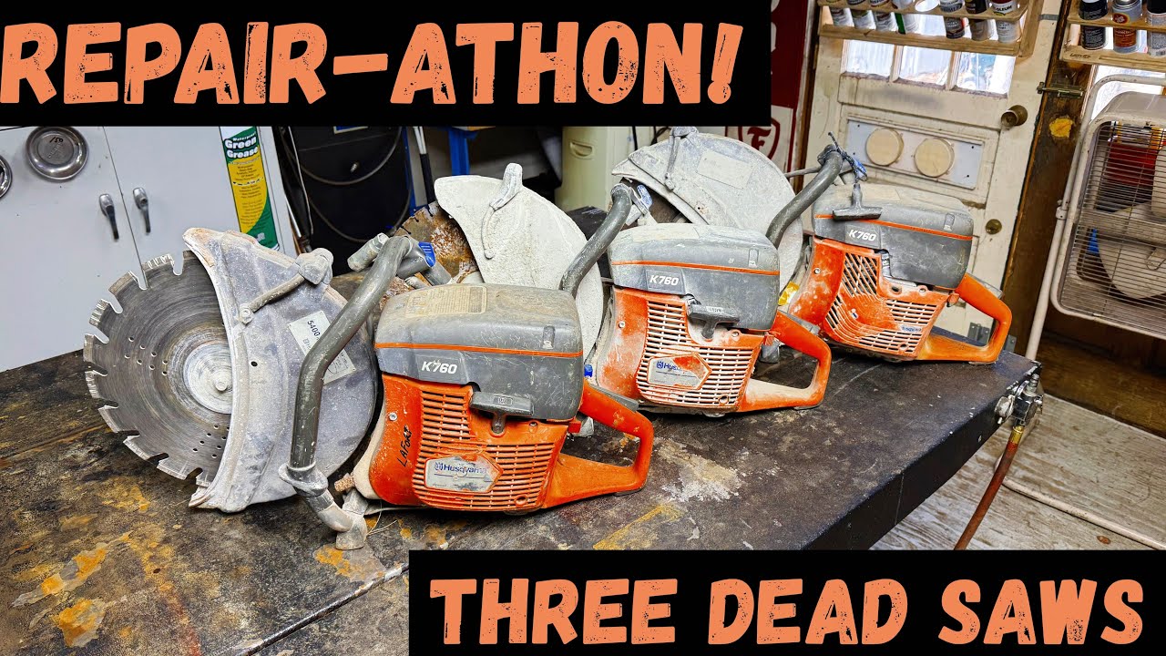 Husqvarna K760 Saw Maintenance / Repair ￼