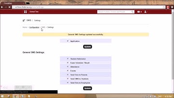 SMS Module in Fedena