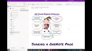 Sharing a OneNote Page