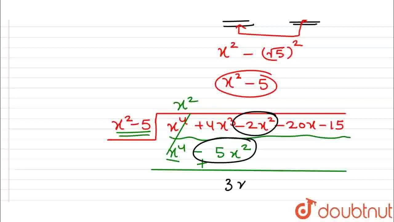 Obtain All The Zeroes Of The Polynomial X 4 4x 3 2x 2 20x 15 If obtain-all-the-zeroes-of-the-polynomial-x-4-4x-3-2x-2-20x-15-if