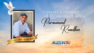 Live Streaming Uitvaart \u0026 Crematie: Parmanand Ramdhan