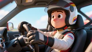 Wroom Wroom Rally Car Day 🚗🏁 Fun Racing Song for Kids | Car Adventure Nursery Rhyme