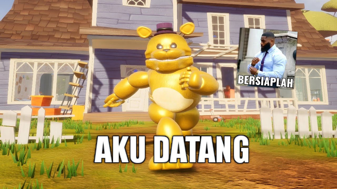 KENAPA HARUS AKU 😭 - Hello Neighbor Fredbear Mod