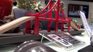 【HD】ソニーストアのBRIO バッテリーパワー機関車をはしらせてみた