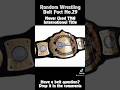 Never Used TNA / Impact Wrestling International Championship Belt #shorts #collection #wwe