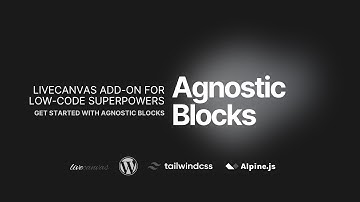 WordPress Tailwind Page Builder | Livecanvas + Agnostic Blocks