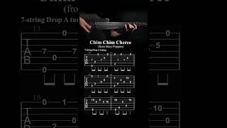 Chim Chim Cheree – Acoustic Guitar Tablature (Mary Poppins) #Shorts @kordas87