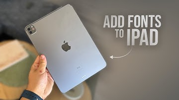 How to Add Fonts in iPad Pro (tutorial)