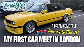 The Trip To The UK | My First Car Meet in London