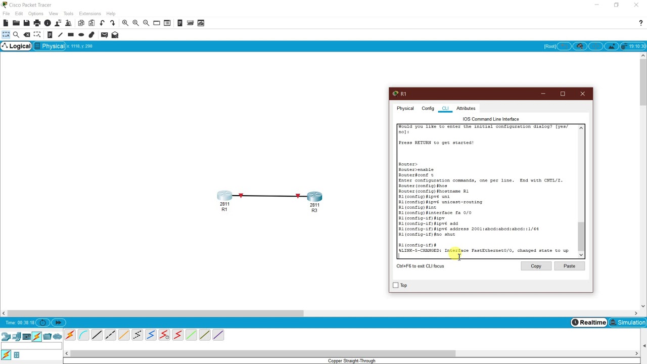 Easy CCNA Lab 2: Configure, verify, and troubleshoot IPV6 addresses