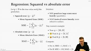 CSCI 3151 - M12 -  Evaluation metrics for regression &amp; classification