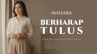 Berharap Tulus – Maisaka | Pop Slow Rock Version by MusicaiPlay (Lirik Video)