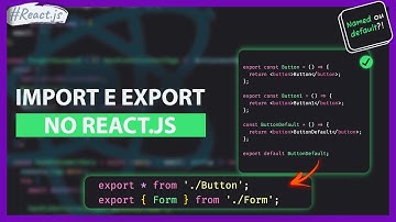 Import e Export no React.js