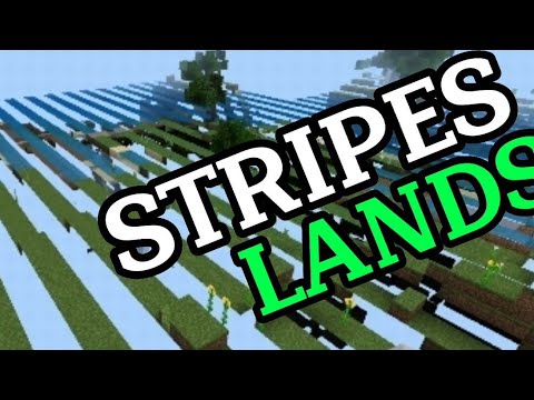 CONSEGUI CHEGAR NAS STRIPES LANDS NO MINECRAFT!!! - YouTube