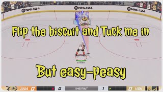 NHL 24 - Flip the biscuit and Tuck me Trophies but Easy!