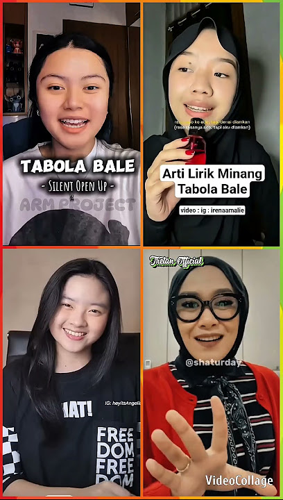 Tabola Bale Silet Open Up ft Diva Aurel Cover By Naomi, Angelia, 👍🏻🔥🔥
