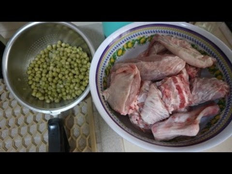 Video: Zuppa Di Pollo Con Piselli Di Agnello