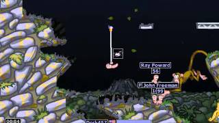Worms Armageddon- Painful Masochists vs Roundhouse Kick Inventors - Round 2 - Match 2