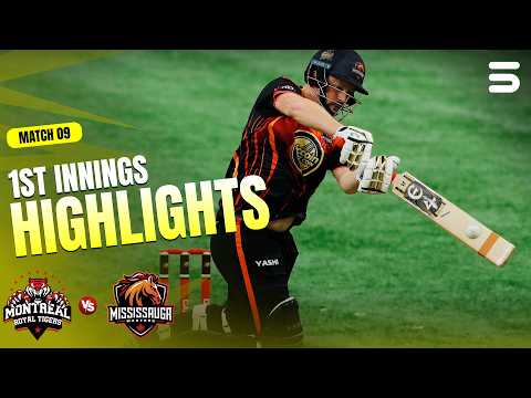 1st Innings Highlights | Mississauga VS Montreal | Match 9 | Canada Super 60 2026 | ZQ1J