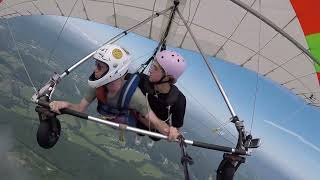 Nathaniel Sweet Tandem Hang Gliding at LMFP   HD 1080p