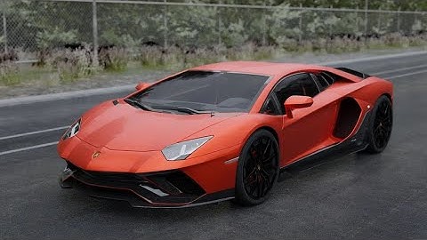 Lamborghini Avantador Animation Blender 3D| EEVEE Render | Autodesk Alias | Fusion 360 | Hardsurface