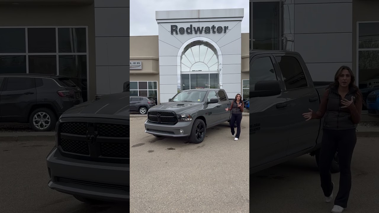 Used 2022 Ram 1500 Classic Tradesman Crew Cab 4x4 - Low KMs | Stock # P1610 - Redwater Dodge