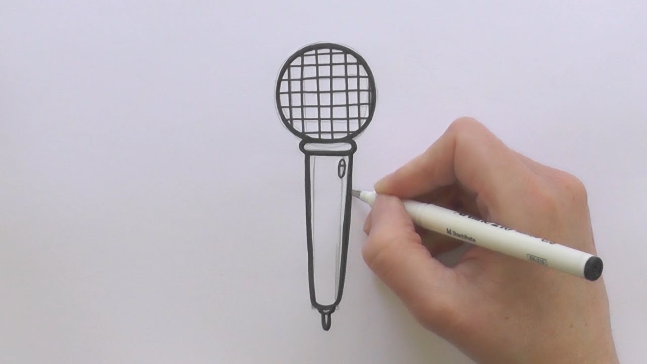 http://www.youtube.com/s. how to draw, how to draw a microphone, microphone, zoos...