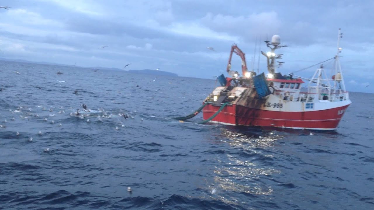 Copious LK 985 hauling twin rig gear SW of Shetland.
