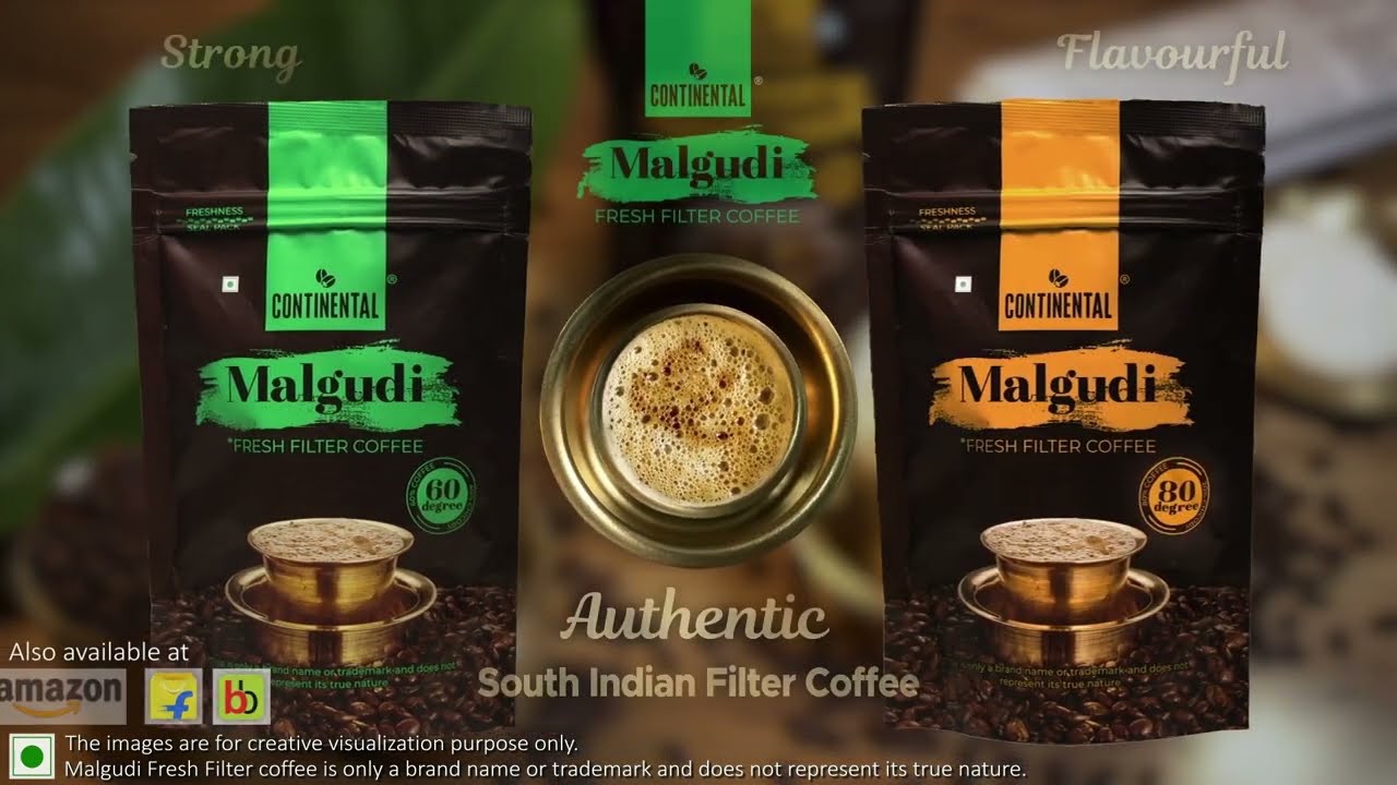 Indian Coffee Filter - 4 Cup - Malgudi Days