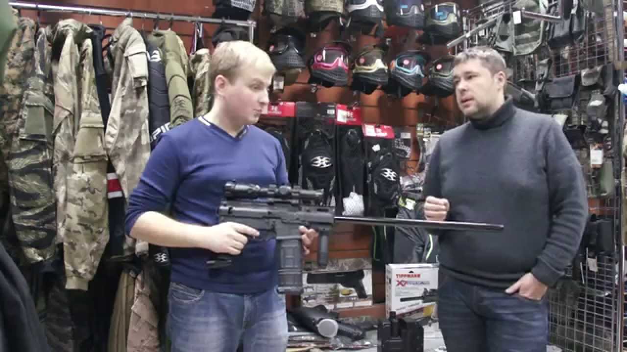 Tippmann X7 Phenom Electro в обвесе Tacamo MKP-2 - в рубрику "Очумелок"