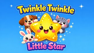 “Twinkle Twinkle Little Star 🌟 | Fun 3D Cartoon Song for Kids | Tiny Sparks Learning”