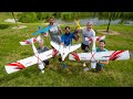 Rc airplane battle  dude perfect