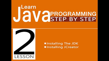 Java Lesson2 Installing Jdk and Jcreator