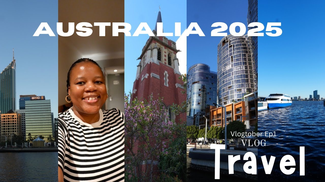 Vlogtober, эпизод 1 | День в Перте, Австралия_Южноафриканский ютубер