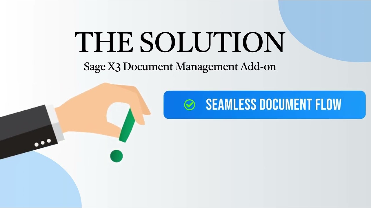Sage X3 Document Management Promo Video