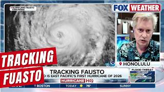 Tracking Hurricane Fuasto Across The Pacific Ocean