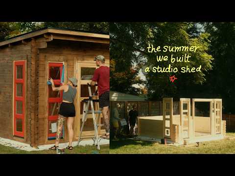 The Summer We Built A Studio Shed ⌼