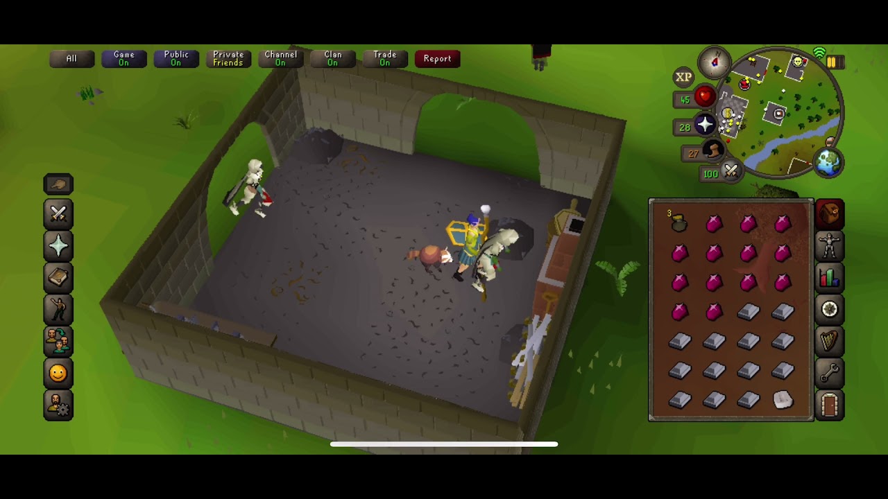 Making red topaz bracelets in edgeville osrs YouTube