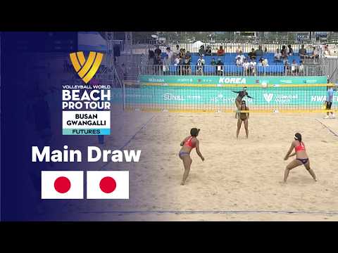 일본 vs 일본 | 본선 16강전 | <strong>2026</strong> 부산 광안리 국제여자비치발리볼 <strong>대회</strong> BEACH VOLLEYBALL | 광안리 특설무대 2026.08.15
