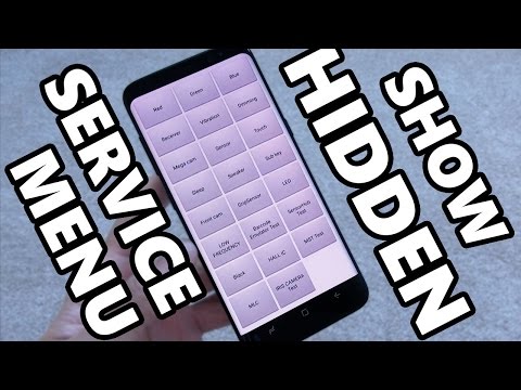 How To Get Into Hidden Secret Service Menu Samsung Galaxy S8 / S8+