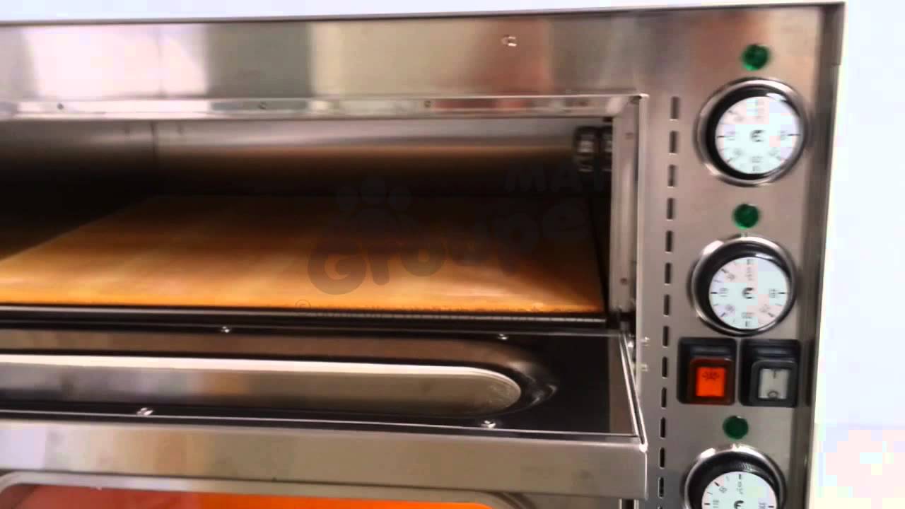 Four à pizza compact - Double -V3 Groupemat.com