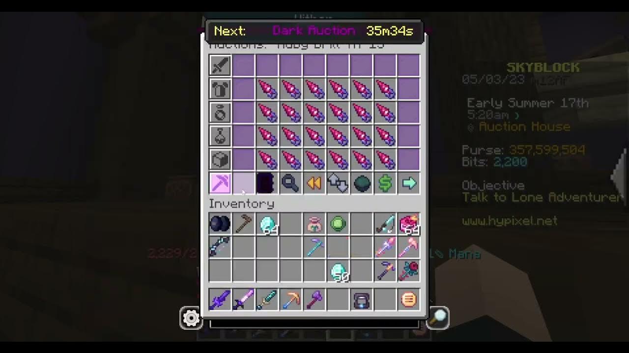 How to auction Flip in hypixel skyblock YouTube