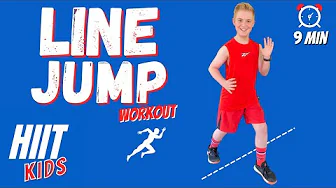 LINE JUMP Workout for Kids | Improve Speed and Agility