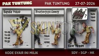 Kode pak tuntung hari ini senin 27 juli 2026
