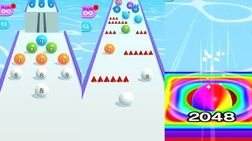 Satisfying & Relaxing Mobile Games: BallRun 2048, Pop Tube Run, Jelly Run 2048, Level Up Balls,..