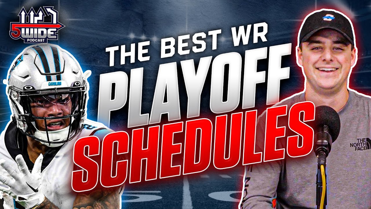 BEST Wide Receiver Playoff Schedules In 2022 Fantasy Football 5 Wide best-wide-receiver-playoff-schedules-in-2022-fantasy-football-5-wide