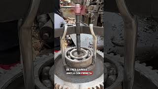 Fuerza Bruta! ⚙️🔧 Extractor de rodamientos #ingenieria #satisfactorio #viral